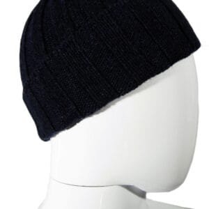 Mütze FTC Cashmere Rippstrick Schwarz