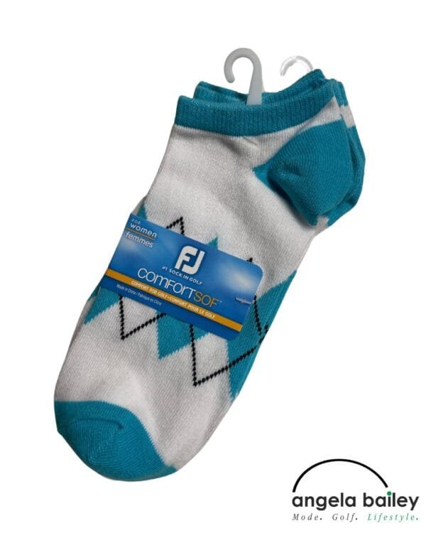 Socken Foot-Joy Ladies Cotton SofSport Raute – Bild 4