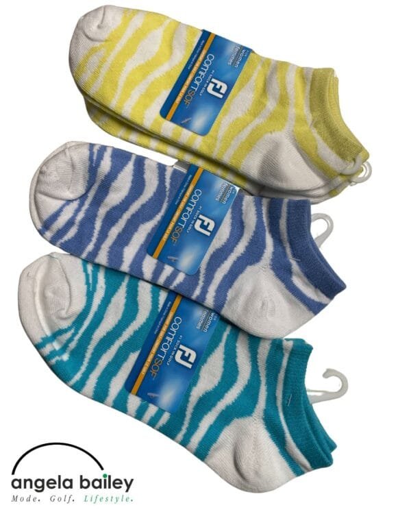 Socken Foot-Joy Ladies Cotton SofSport Zebra