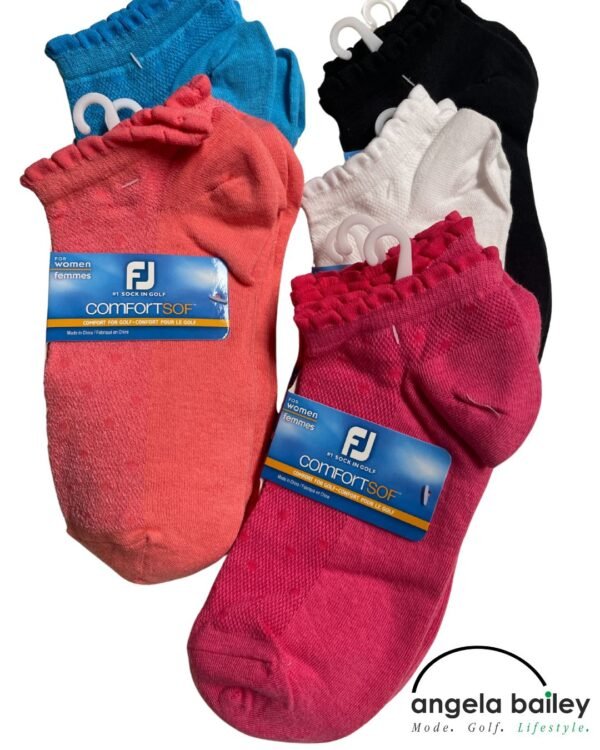 Socken Foot-Joy Ladies Cotton SofSport Rüsche